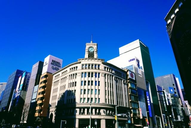 銀座の街並み画像1